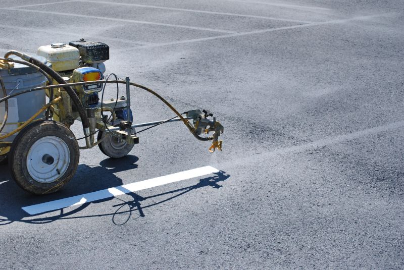 Asphalt Striping in Roswell, GA