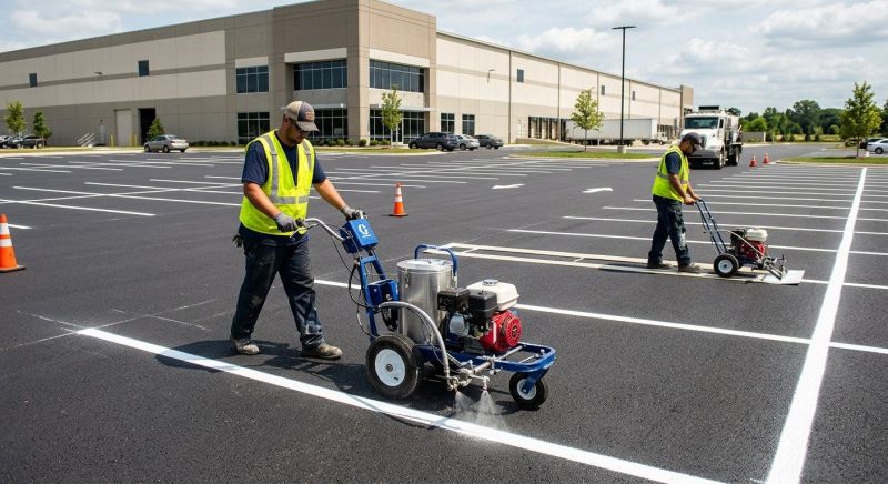 Commercial Asphalt Painting in Orange County, CA
