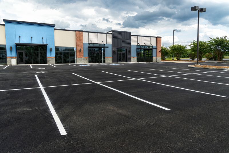 Concrete Parking Lot Striping in Katy, TX