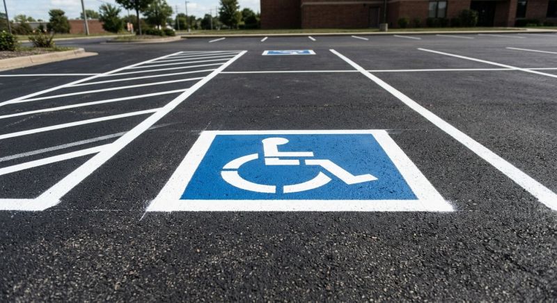 Disability Parking Marking in Hilton Head Island, SC