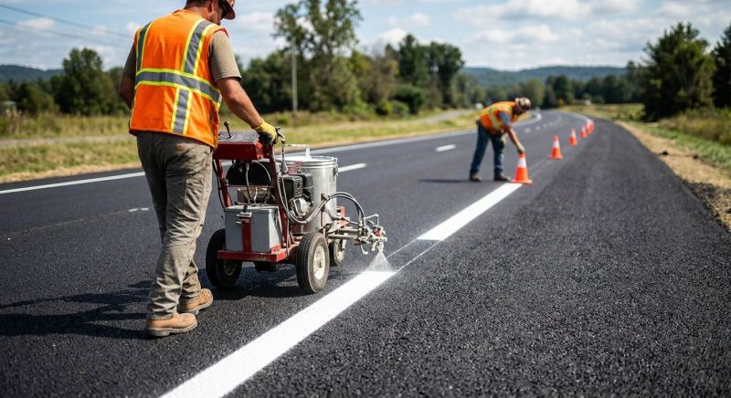 Lane Marking Service in Gwinnett County, GA