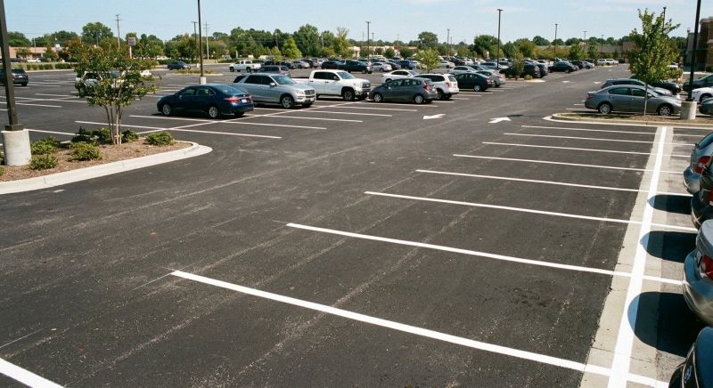 Parking Area Striping in Houston, TX