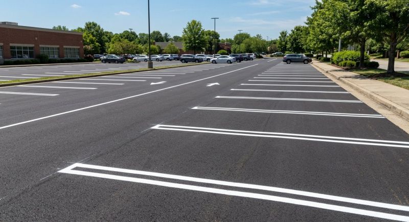 Parking Area Striping in Canton, GA