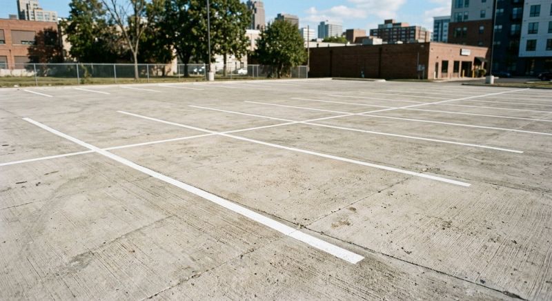 Parking Garage Striping in Savannah, GA