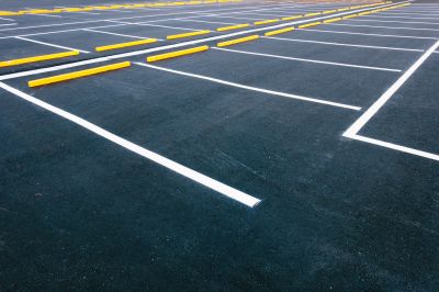 Parking Lot in Spring