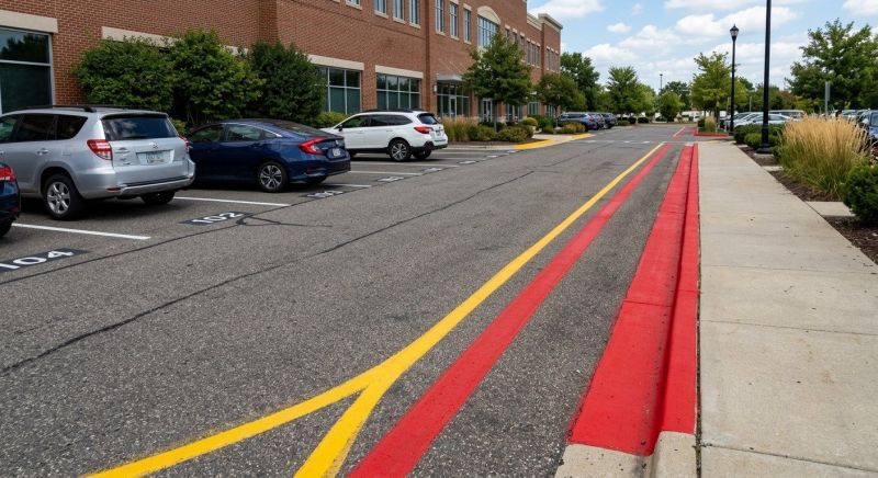 Fire Lane Marking in Palm Springs, CA
