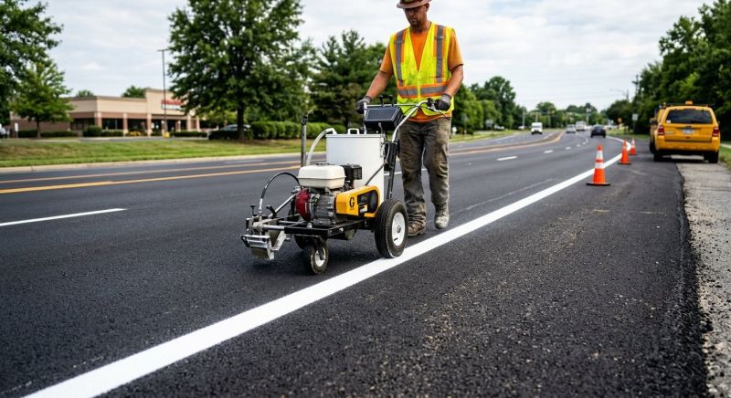 Pavement Striping Service in Katy, TX